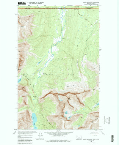 United States Geological Survey Gable Mountain, MT (1968, 24000-Scale) digital map