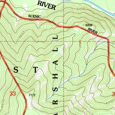 United States Geological Survey Gable Peaks, MT (1994, 24000-Scale) digital map