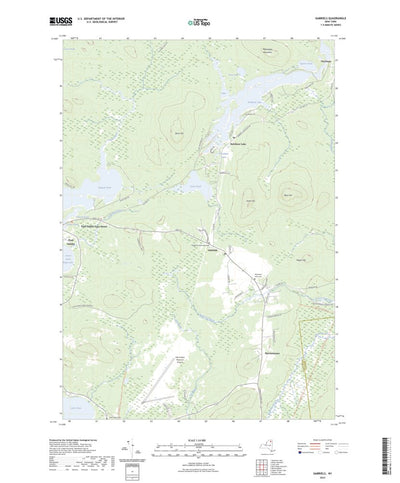 United States Geological Survey Gabriels, NY (2023, 24000-Scale) digital map