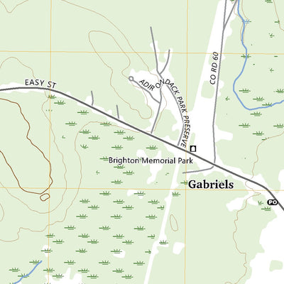 United States Geological Survey Gabriels, NY (2023, 24000-Scale) digital map
