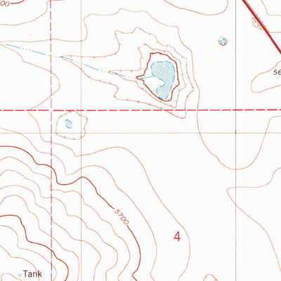 United States Geological Survey Gacho Hill, NM (1981, 24000-Scale) digital map