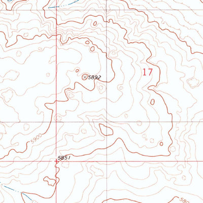 United States Geological Survey Gacho Hill SW, NM (1981, 24000-Scale) digital map