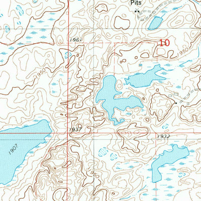 United States Geological Survey Gackle South, ND (1983, 24000-Scale) digital map