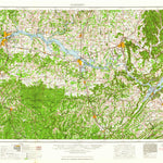 United States Geological Survey Gadsden, AL-TN (1960, 250000-Scale) digital map