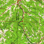 United States Geological Survey Gadsden, AL-TN (1960, 250000-Scale) digital map