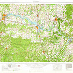 United States Geological Survey Gadsden, AL-TN (1963, 250000-Scale) digital map