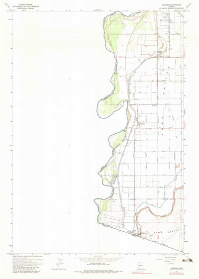 United States Geological Survey Gadsden, AZ (1965, 24000-Scale) digital map