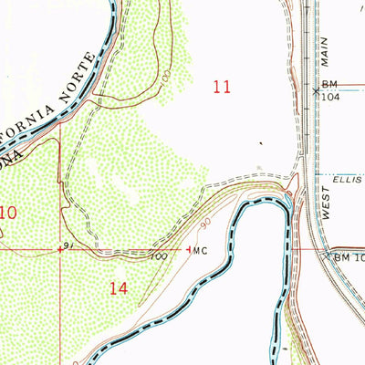 United States Geological Survey Gadsden, AZ (1965, 24000-Scale) digital map