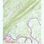 United States Geological Survey Gadsden East, AL (1967, 24000-Scale) digital map