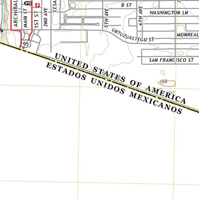 United States Geological Survey Gadsden OE S, AZ (2021, 24000-Scale) digital map