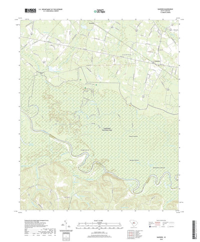 United States Geological Survey Gadsden, SC (2020, 24000-Scale) digital map