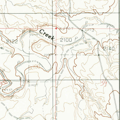 United States Geological Survey Gady Coulee, MT (1983, 24000-Scale) digital map