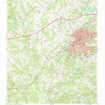 United States Geological Survey Gaffney, SC (1971, 24000-Scale) digital map