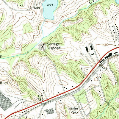 United States Geological Survey Gaffney, SC (1971, 24000-Scale) digital map