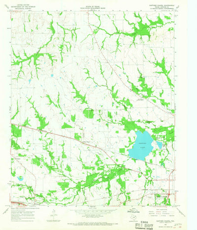 United States Geological Survey Gafford Chapel, TX (1964, 24000-Scale) digital map