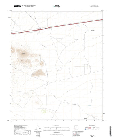 United States Geological Survey Gage, NM (2020, 24000-Scale) digital map