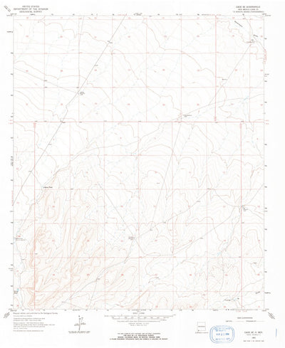 United States Geological Survey Gage SE, NM (1963, 24000-Scale) digital map