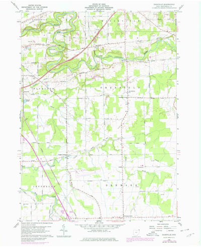 United States Geological Survey Gageville, OH (1960, 24000-Scale) digital map