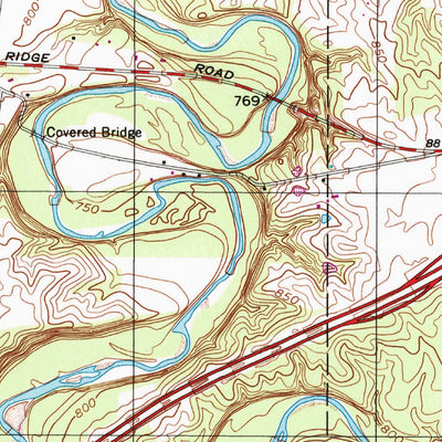 United States Geological Survey Gageville, OH (1994, 24000-Scale) digital map