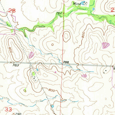 United States Geological Survey Gaines, MO (1953, 24000-Scale) digital map