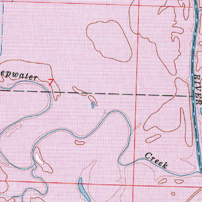 United States Geological Survey Gaines, MO (1953, 24000-Scale) digital map