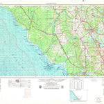 United States Geological Survey Gainesville, FL (1954, 250000-Scale) digital map