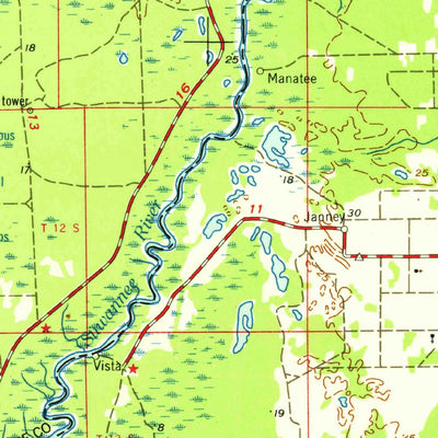 United States Geological Survey Gainesville, FL (1959, 250000-Scale) digital map