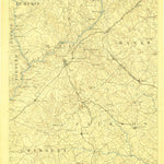 United States Geological Survey Gainesville, GA (1891, 125000-Scale) digital map