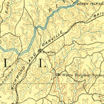 United States Geological Survey Gainesville, GA (1891, 125000-Scale) digital map