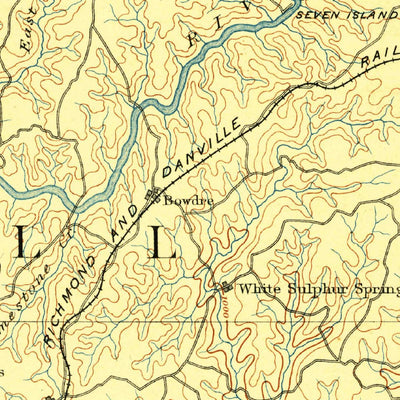 United States Geological Survey Gainesville, GA (1891, 125000-Scale) digital map