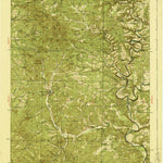United States Geological Survey Gainesville, MO (1940, 62500-Scale) digital map