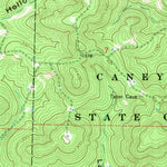 United States Geological Survey Gainesville NW, MO (1968, 24000-Scale) digital map