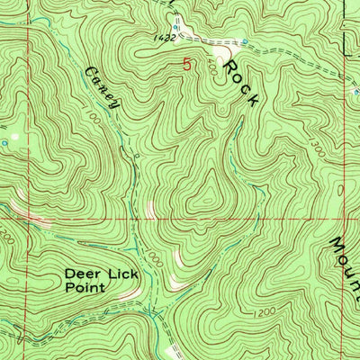 United States Geological Survey Gainesville NW, MO (1968, 24000-Scale) digital map
