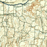 United States Geological Survey Gainesville, TX-OK (1902, 125000-Scale) digital map