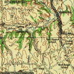 United States Geological Survey Gainesville, TX-OK (1943, 125000-Scale) digital map