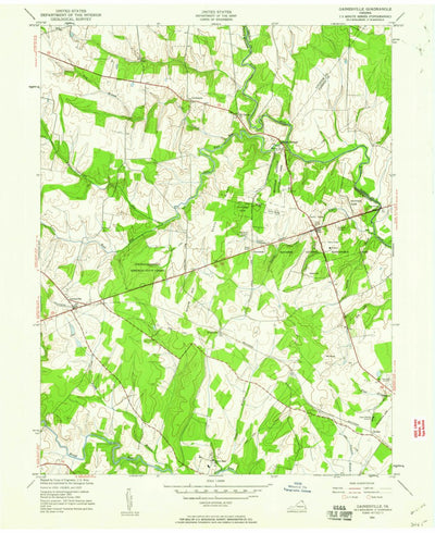 United States Geological Survey Gainesville, VA (1953, 24000-Scale) digital map