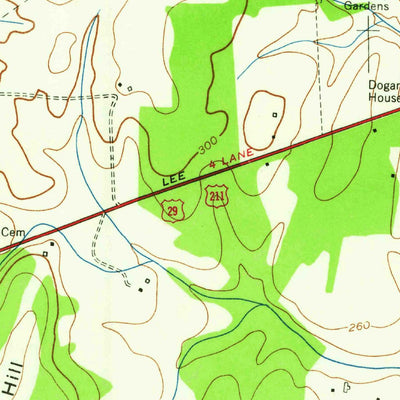 United States Geological Survey Gainesville, VA (1953, 24000-Scale) digital map
