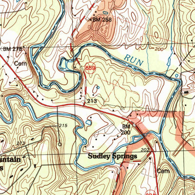 United States Geological Survey Gainesville, VA (1983, 24000-Scale) digital map