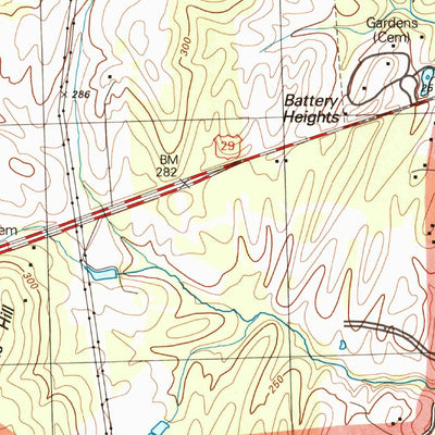 United States Geological Survey Gainesville, VA (1994, 24000-Scale) digital map