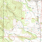 United States Geological Survey Gaither, AR (1967, 24000-Scale) digital map