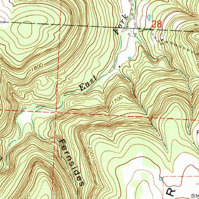 United States Geological Survey Gaither, AR (1967, 24000-Scale) digital map