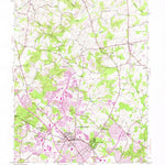 United States Geological Survey Gaithersburg, MD (1945, 24000-Scale) digital map
