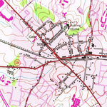 United States Geological Survey Gaithersburg, MD (1945, 24000-Scale) digital map