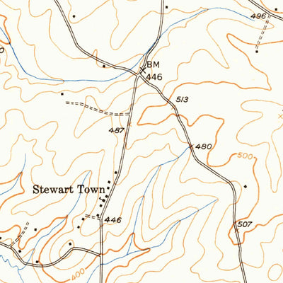 United States Geological Survey Gaithersburg, MD (1950, 24000-Scale) digital map