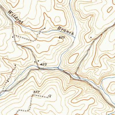 United States Geological Survey Gaithersburg, MD (1950, 24000-Scale) digital map