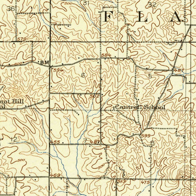 United States Geological Survey Galatia, IL (1908, 62500-Scale) digital map