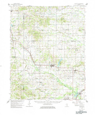 United States Geological Survey Galatia, IL (1963, 62500-Scale) digital map