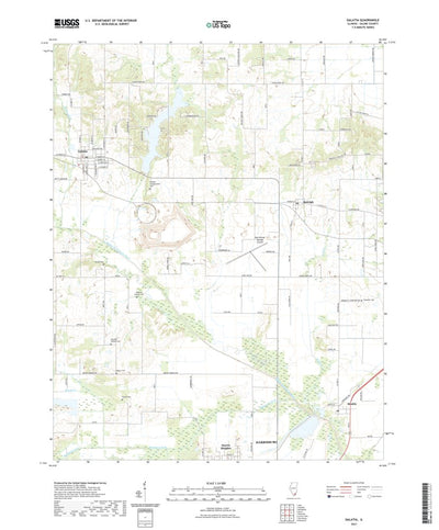United States Geological Survey Galatia, IL (2021, 24000-Scale) digital map
