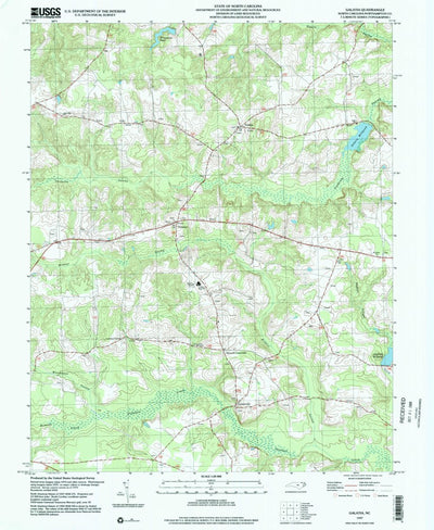 United States Geological Survey Galatia, NC (1997, 24000-Scale) digital map