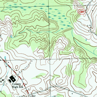 United States Geological Survey Galatia, NC (1997, 24000-Scale) digital map